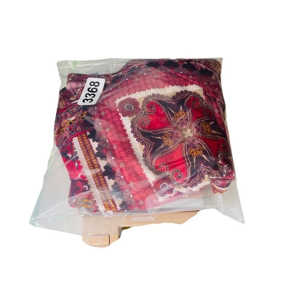 Susan Graver Womens XL Patchwork Print Long Sleeve Top - Picture 6 of 6